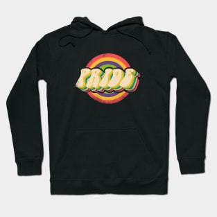 pride rainbow reto Hoodie